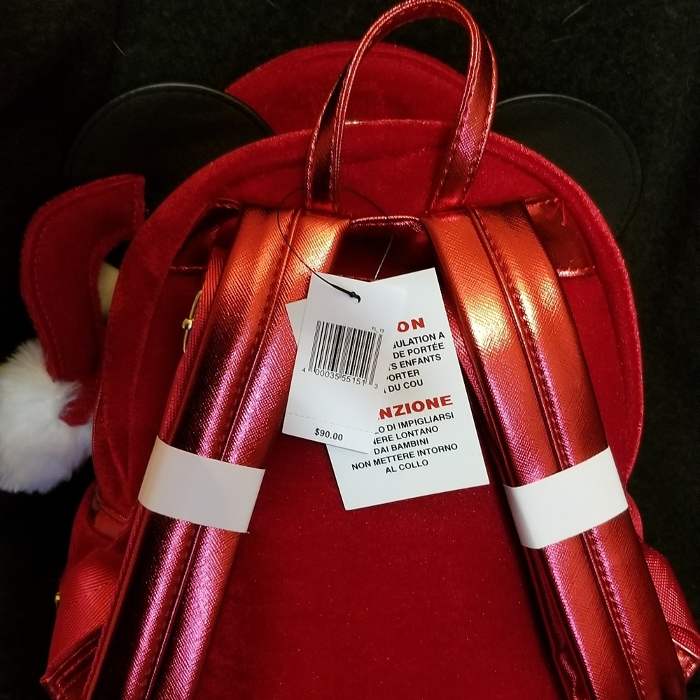 Mickey Santa Backpack Purse
